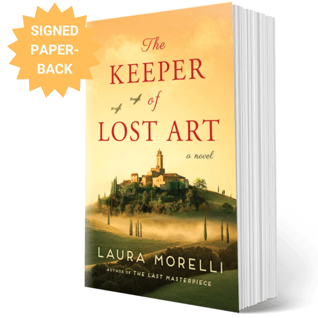 The Keeper of Lost Art (signed paperback)